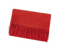 PMTCBQQZ Sciarpa Donna Fashion's Fashion Long Scialle Griglia Inverno Reticolo Caldo Morbido Classico Cashmere Sensero Inverno Sciarpa Invernale-20 Rosso Arancione-68-200