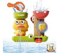 Pmueuff Giochi Bagnetto Neonato, Giocattoli da bagno per bambini di 1, 2, 3 4 anni giochi bagnetto neonato antimuffa giochis per piscina bambini