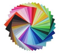 Pmueuff Tessuto in Feltro, 30 Pezzi Tessuto Cotone Stoffa Colorato Pannolenci Colorati Morbido 25 cm x 20 cm Tessuti Cucito Creativo per Artigianato Patchwork Fai Da Te e Cucito, Decorazioni Utensili
