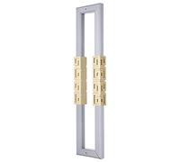 PMYIEXILA Maniglia per porta in acciaio inox, installazione posteriore a schiena, maniglia per porta scorrevole interna esterna, maniglia per porta scorrevole per hotel, corridoio, cucina, doccia