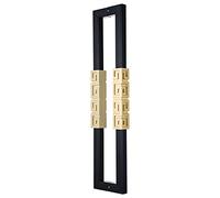 PMYIEXILA Maniglia per porta in acciaio inox, installazione posteriore a schiena, maniglia per porta scorrevole interna esterna, maniglia per porta scorrevole per hotel, corridoio, cucina, doccia