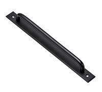 PMYIEXILA Maniglia per porta in lega di alluminio, maniglie per porte nere, porta da fienile, cancello da giardino, capannone, maniglie per porte interne per cancelli da giardino, maniglia per