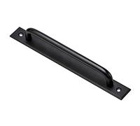 PMYIEXILA Maniglia per porta in lega di alluminio, maniglie per porte nere, porta da fienile, cancello da giardino, capannone, maniglie per porte interne per cancelli da giardino, maniglia per