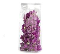 100 Buste Trasparenti Crystal 8x24 + 4 cm con fondo quadro. Bustina trasparente