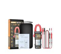 PN109 Multimetro con pinza amperometrica intelligente, 4000 conteggi, 600 V CA/CC, tester di tensione, amperometro, capacità NCV, Ohm, strumenti prova(Red Pro)