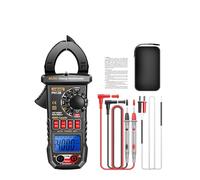 PN128 Pinza amperometrica ad alta precisione 4000 conteggi 600 A AC/DC Corrente Tensione NCV Vero RMS Multimetro digitale Strumenti di misura prova(PN128 black)