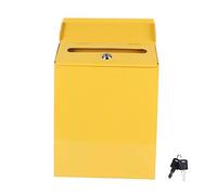 PNAJFUEL 1 Pz Cassetta Postale in Latta Portamail da Interno Cassetta Postale Verticale Cassetta Postale Moderna Cassette Postali da Parete/Yellow/30.00X23.00X6.00Cm