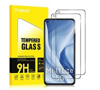 Pnakqil 2 Pezzi Vetro Temperato Compatibile con Xiaomi 11 Lite 4G/5G/NE Pellicola Protettiva Ultra-HD Durezza 9H Resistente Anti-graffio Anti-Impronte per Senza Bolle Screen Protector 6,55"