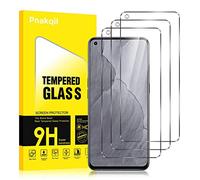 Pnakqil 3 Pezzi Vetro Temperato Compatibile con Realme GT Master Edition 5G Pellicola Protettiva Ultra-HD Durezza 9H Resistente Anti-graffio Anti-Impronte per Senza Bolle Screen Protector 6,43"