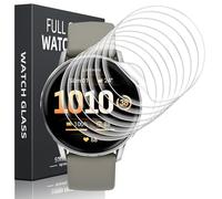 Pnakqil 8 Pezzi Pellicola per Garmin Venu 4 45 mm,TPU Vetro Protezione per Garmin Venu 4 45 mm,HD Trasparente Flessibile Senza Bolle Auto Guarigione Morbido Tocco Sensibile Pellicole Protettiva