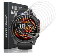 Pnakqil 8 Pezzi Vetro Temperato per Garmin Fenix 8 47mm/Garmin Fenix 7X Pro/Garmin Epix Pro 51mm Pellicola Protettiva,Durezza 9H Antigraffio Senza Bolle Ultra HD Trasparente Vetrino Protezione