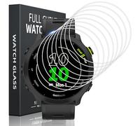 Pnakqil 8 Pezzi Vetro Temperato per Garmin Forerunner 55/45/45S/245 Pellicola Protettiva,Durezza 9H Antigraffio Senza Bolle Ultra HD Trasparente Installazione Facile Vetrino Protezione
