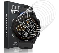 Pnakqil 8 Pezzi Vetro Temperato per Garmin Forerunner 955/955 Solar Pellicola Protettiva,Durezza 9H Antigraffio Senza Bolle HD Trasparente Installazione Facile Sensibile al tocco Vetrino Protezione