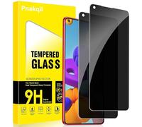 Pnakqil Privacy Pellicola Protettiva per Samsung Galaxy A21s 2 Pezzi,Anti-Spia Vetro Temperato Anti-Spy Protezione Schermo Durezza 9H Senza Bolle Anti-Graffio Antispy Screen Protettivo