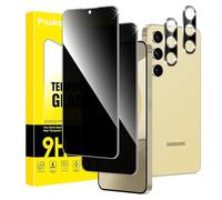 Pnakqil Privacy Pellicola Protettiva per Samsung Galaxy S24+/S24 Plus 5G con Protezione Fotocamera Schermo Anti-Spy Vetro Temperato Screen Protector Vetrino Protettivo Angolo Anti Spia 28°,2+2 Pezzi