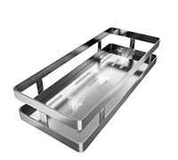 PNAWLLCF Rack in acciaio inox bagagli, Doccia Rack, Bagno rack di stoccaggio, Scaffale, Cucina Rack, Rack a parete(50cm)