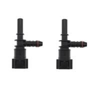 PNBVW 7.89 ID6 Auto Car Fuel Line Bundy Tee Raccordo for tubo flessibile Nylon Moto Connettore a sgancio rapido(2PCS)