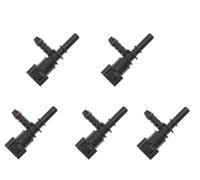 PNBVW 7.89 ID6 Auto Car Fuel Line Bundy Tee Raccordo for tubo flessibile Nylon Moto Connettore a sgancio rapido(5PCS)