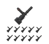 PNBVW 7.89 ID6 Auto Car Fuel Line Bundy Tee Raccordo for tubo flessibile Nylon Moto Connettore a sgancio rapido(10PCS)