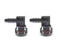 PNBVW Connettore rapido for tubo flessibile del carburante del di raffreddamento automatico 1/2/5/10 D10 ID6-90 for tubo(2PCS)