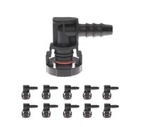 PNBVW Connettore rapido for tubo flessibile del carburante del di raffreddamento automatico 1/2/5/10 D10 ID6-90 for tubo(10PCS)