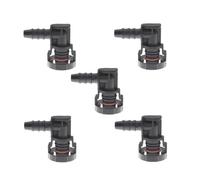PNBVW Connettore rapido for tubo flessibile del carburante del di raffreddamento automatico 1/2/5/10 D10 ID6-90 for tubo(5PCS)