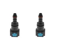 PNBVW Raccordo for tubo flessibile for carburante for auto, femmina, diametro interno 7,89 ID6, raccordo a sgancio rapido for tubo flessibile in nylon con diametro interno 6 mm.(2PCS)
