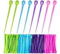 Pndeyo Set di 180 pennelli a rullo, strumenti di bloccaggio per arricciacapelli in plastica, accessori per uncinetto da donna, colore blu, viola, verde e rosa