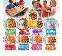 Pnedeodm 18/36PCS Valentine's Candy Cards Gifts Set with Plastic Dome, DIY Treat Holder Cards, Bubble Gum Machine Valentines Day Candy Cards for Kids Classroom, Funny Valentine Exchange Card (18 Pcs)