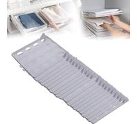 Pnedeodm 2026 New Clothes Organizers and Storage, Stackable Closet Organizer for Shirts & Clothes, Lazy Clothes Folding Board with Easy Access, Stackable Shirt Organizer for Storage (20* Gray)