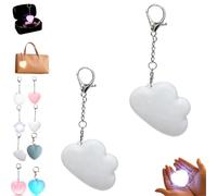 Pnedeodm 2026 New Purse Light Handbag Light with Automatic Sensor, Love Wallet Tote Bag Touch Sensing Lights, Rechargeable Heart Shaped Purse Lights for Women Girls Gift (B)