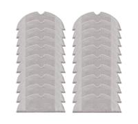 PNESHGTT Accessori for panni for la pulizia dello spazzolone a secco e bagnato compatibili con le parti for aspirapolvere S5 S5Max S50 S51 S55 S6 S60 Pure MaxV T6 T7(20pcs)