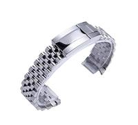 PNESHGTT Bracciale Jubilee di ricambio in acciaio inossidabile 316L compatibile con Submariner stile Rolex, orologio lusso da uomo GMT Daytona20mm