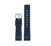 PNESHGTT Cinturino in gomma for orologio compatibile con Cartier Sandoz Santos 100 Series Cinturino in silicone for uomo e donna Colore nero marrone blu Cintura 20mm 23mm(Blue,20mm)