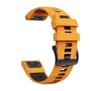 PNESHGTT Cinturino in silicone compatibile con Garmin Fenix 8 PRO 8x E 7 7X/forerunner 970/Epix Pro/Enduro 3 Tactix 26mm 22mm cinturino sportivo(B-Yellow Black,1Pcs QuickFit 26mm)