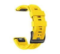 PNESHGTT Cinturino in silicone compatibile con Garmin Fenix 8 PRO 8x E 7 7X/forerunner 970/Epix Pro/Enduro 3 Tactix 26mm 22mm cinturino sportivo(Yellow,1Pcs QuickFit 26mm)