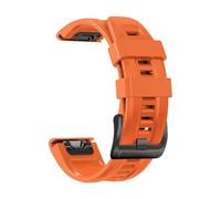 PNESHGTT Cinturino in silicone compatibile con Garmin Fenix 8 PRO 8x E 7 7X/forerunner 970/Epix Pro/Enduro 3 Tactix 26mm 22mm cinturino sportivo(Orange,1Pcs QuickFit 26mm)