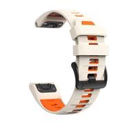 PNESHGTT Cinturino in silicone compatibile con Garmin Fenix 8 PRO 8x E 7 7X/forerunner 970/Epix Pro/Enduro 3 Tactix 26mm 22mm cinturino sportivo(B-Starlight Orange,1Pcs QuickFit 26mm)