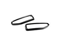PNESHGTT Compatibile con 2 Pezzi di Rivestimento for Tubi for Auto in Acciaio Inossidabile Argento Lucido compatibili con Accessori for Auto BMW Serie 7 G11 G12 730 740 750li 2009-2020(Silver)