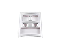 PNESHGTT Compatibile con ABS in Fibra di Carbonio Compatibile con BMW E90 Serie 3 2005-2012 Accessori for la Copertura della Cornice della Presa d'Aria Posteriore dell'auto(Style 4)