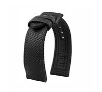 PNESHGTT Compatibile con Casio PROTREK Mountaineering Watchband PRG-600/PRG-650 PRW-6600/PRW-6800 Nylon Soft Rubber Sports Bracelet Men Strap 24mm(Black Black A)