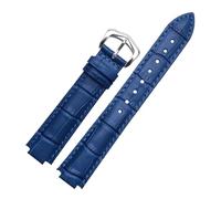 PNESHGTT Compatibile con cinturini Cartier Blue Balloon, modelli da uomo e da donna, misure 18x11 mm, 20x12 mm, catene for cintura rialzate grandi e piccole(Royal blue-silver A,22x14mm)