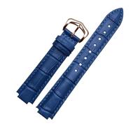 PNESHGTT Compatibile con cinturini Cartier Blue Balloon, modelli da uomo e da donna, misure 18x11 mm, 20x12 mm, catene for cintura rialzate grandi e piccole(Royal blue-rogold A,22x14mm)