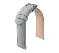 PNESHGTT Compatibile con cinturini in pelle morbida da 18 mm, 20 mm e 22 mm, cinturino vintage a sgancio rapido, bracciale in pelle di vitello, accessori for uomo e donna.(Grey,18mm)