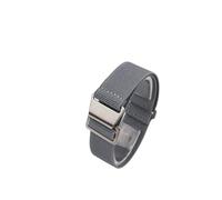 PNESHGTT Compatibile con cinturino elastico for orologio da 18, 20, 22 mm, for borsa da paracadute delle truppe francesi degli anni '60(Grey,20mm,Black Buckle)