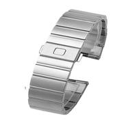 PNESHGTT Compatibile con cinturino in acciaio Omega Constellation Double Eagle Series for orologio da uomo e donna 17mm 23mm 25mm(Silver,17mm)