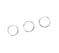 PNESHGTT Compatibile con Hummer H3 2005-2009, manopola di Regolazione dell'Aria condizionata in Lega di Alluminio for Auto, Anello Decorativo, Accessori for Auto