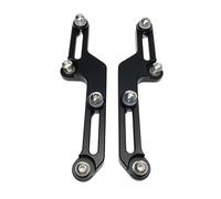 PNESHGTT Compatibile con i regolatori del parabrezza CNC for motociclette, supporto for parabrezza regolabile con flusso d'aria, compatibile con HONDA CB500X CB 500X CB500 X 500X 2017-2021 2019(Black)