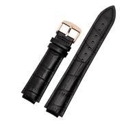PNESHGTT Compatibile con il cinturino dedicato Louis Vuitton Tambour Series Q1121 for uomo e donna in pelle Q114k, compatibile con l'orologio LV con bocca rialzata.(Red Black,12x21mm)