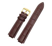 PNESHGTT Compatibile con il cinturino dedicato Louis Vuitton Tambour Series Q1121 for uomo e donna in pelle Q114k, compatibile con l'orologio LV con bocca rialzata.(Gun Metal,12x21mm)